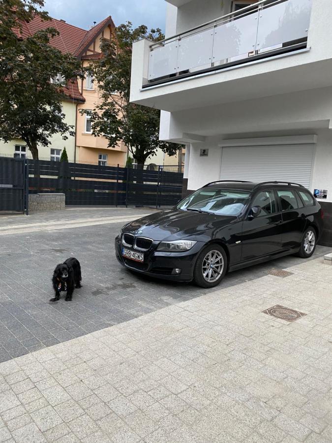 Apartament Przy Parku Z Duzym Tarasem ,Prywatny Parking Appartamento Świnoujście Esterno foto